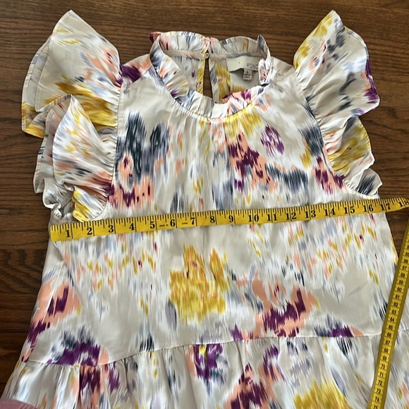 Pinch Color Splash Tiered Flare Dress Size S - Picture 5 of 10